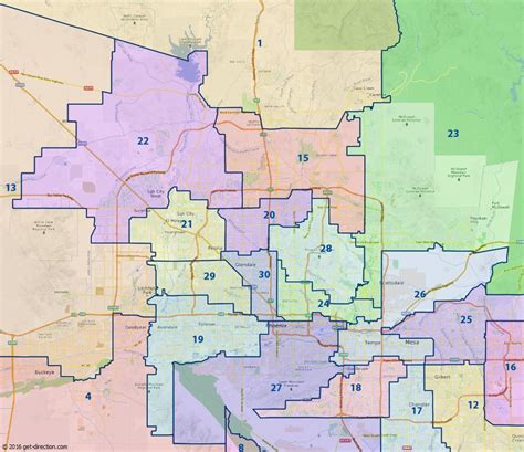 Map Of Phoenix Senate Districts 2016