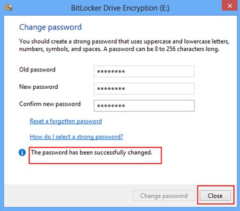 How To Change Bitlocker Password On Windows 8