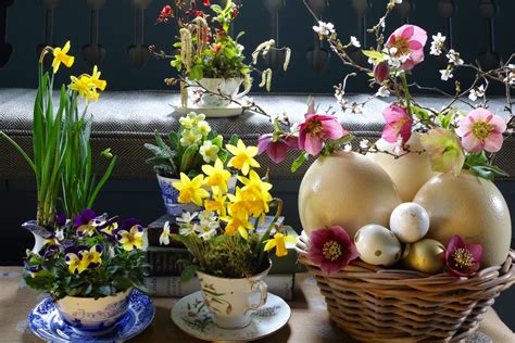Easy Easter Decorations From Your Garden The Tea Break
