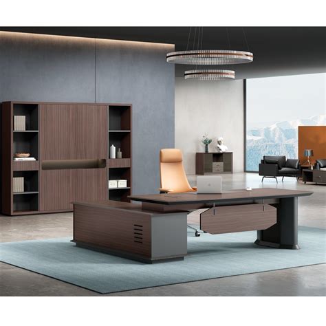 Modern Design Office Project L Shaped Boss Ceo Director Office Desk