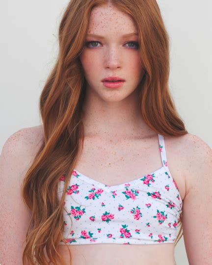 Clothes ~ Bra Tops ~ Flowery Bralette Top Redhead Beauty Gorgeous Redhead Redheads Freckles