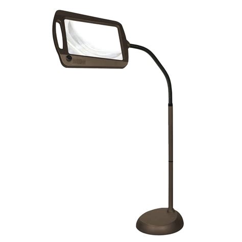 Desk light with magnifying glass. Daylight 24 402039-BRNZ Full Page 8 x 10 Inch LED Illuminated Floor, Bronze Magnifier Lamp ...