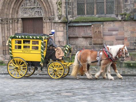 The Horse Drawn Deutsche Post Carriage That You Can Take A Ride In At