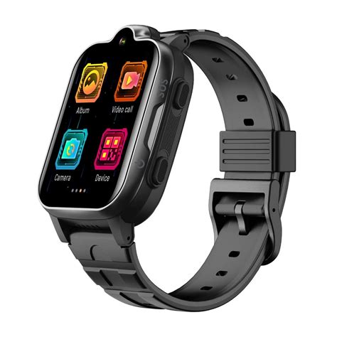 Kidocall 4g Smartwatch Phone And Gps Tracking For Kids Black