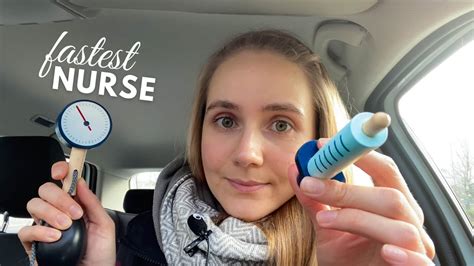 Asmr Fastest Nurse Takes Care Of You Rp Youtube