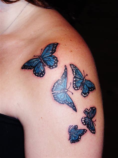 73 Awesome Butterfly Shoulder Tattoos Shoulder Tattoos