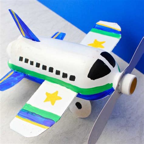 Upcycled Plastic Bottle Airplane Craft Welcome To Nanas