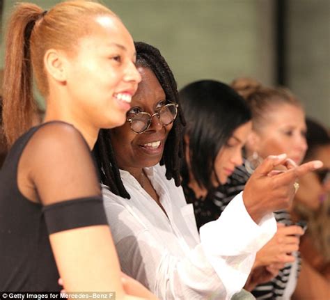 Whoopi Goldberg And Granddaughter Jerzey Sit Front Row At New York