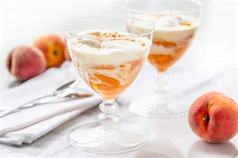 Peaches And Cream Recipe Saving Room For Dessert