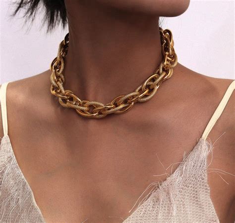 This Item Is Unavailable Etsy Chunky Gold Necklaces Chokers Choker Necklace