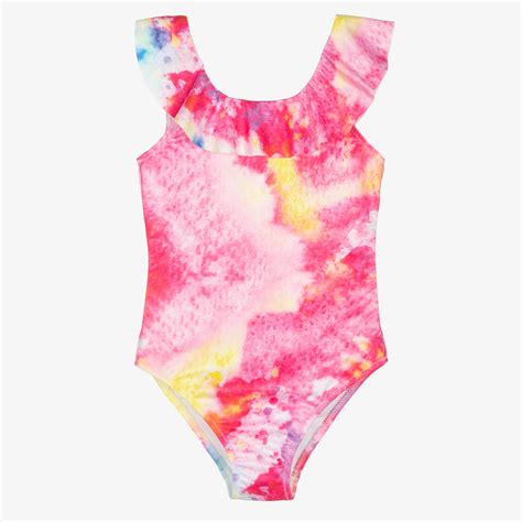 Stella Cove Tie Dye Heart Petals Swimsuit Childrensalon