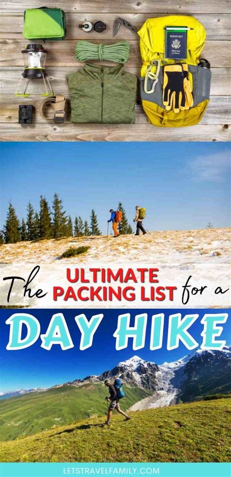 The Ultimate Day Hike Packing List For A Safe Experience