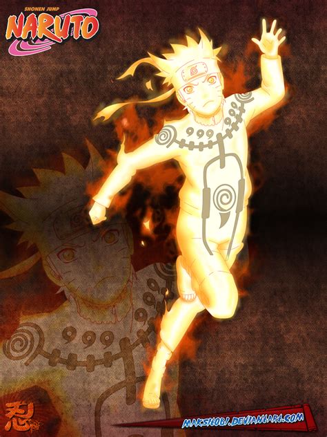 Naruto 9 Tails Chakra Mode By Johnpana360 On Deviantart