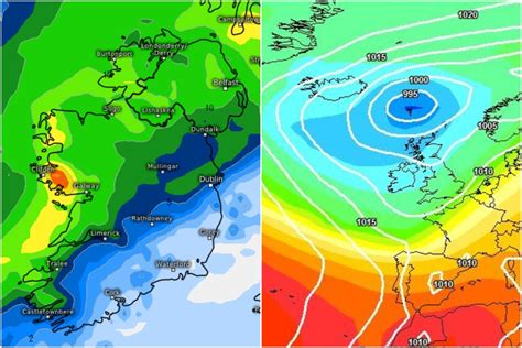 Irish Weather Forecast Met Eireann Issue Fresh Rain Warning For Northwest As Temps Could Hit