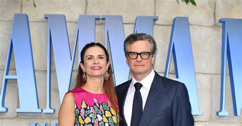 Colin Firth Et Sa Femme Livia Giuggioli La Premi Re De Mamma Mia Here We Go Again Au Cin Ma