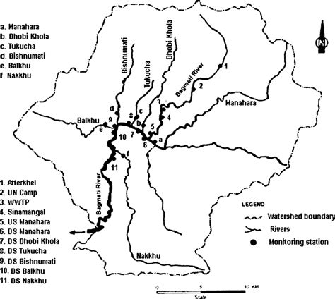 Bagmati River Map