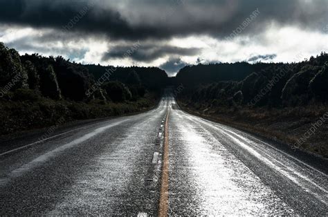 Paved Road In Rural Landscape Stock Image F0189152 Science Photo
