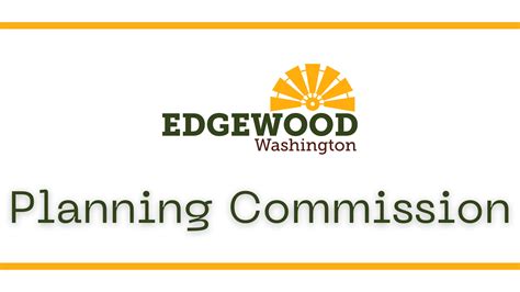 Planning Commission Edgewood Wa