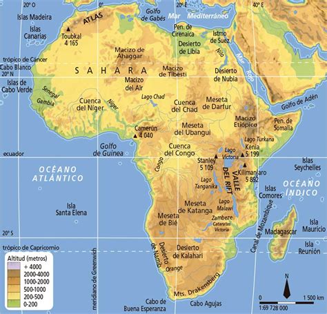 Lista 98 Foto Mapa Fisico De Africa Para Completar Alta Definición Completa 2k 4k