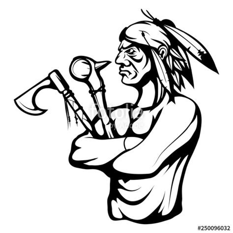 Indian Warrior Drawing Free Download On Clipartmag