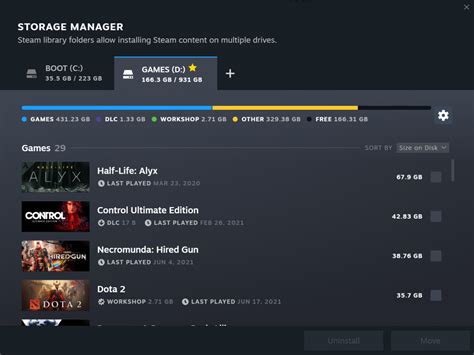 Steam Update Brings New Download And Storage Interface News Directory 3