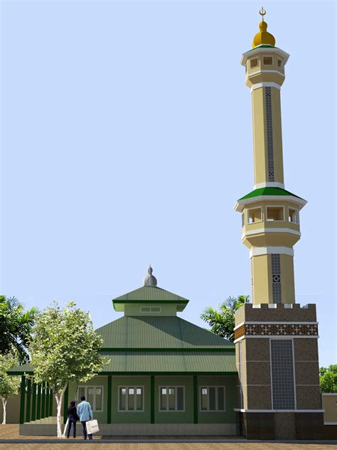 Gambar Desain Menara Masjid Imagesee