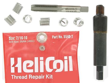 Tool Helicoil Repair Kit With Inserts Restoration Company