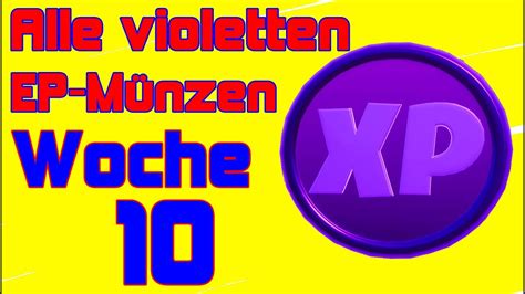 Search chests in greasy grove (7) consume hop rocks (7) deal damage with suppressed weapons to opponents (500) dance in front. Alle violetten EP-Münzen Woche 10 (Fortnite Purple XP ...