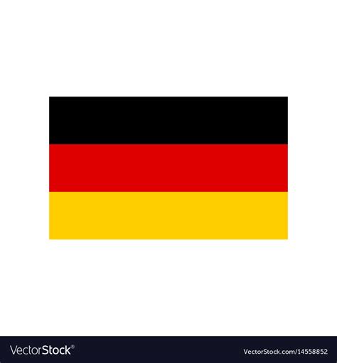 Germany Flag Royalty Free Vector Image Vectorstock