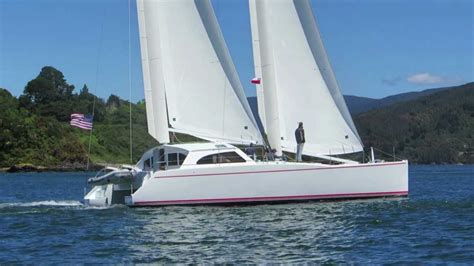 Chris White Designs Atlantic 47 Mastfoil Catamaran Youtube