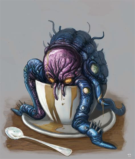 Coffee Cup Monster By Trudsss On Deviantart