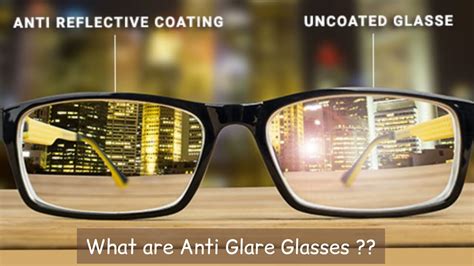 What Are Anti Glare Glasses Anti Reflective Coating Lenses Youtube