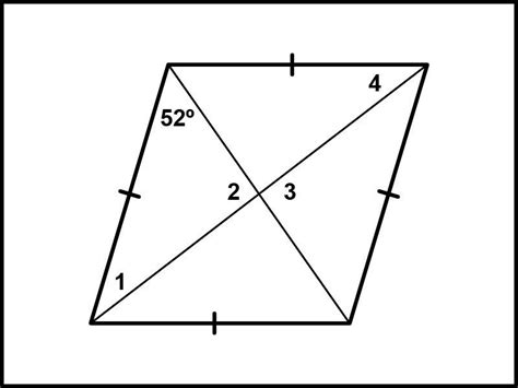 A rhombus is a parallelogram with four congruent sides.1 x research source these properties allow for numerous methods for finding the perimeter. 📈Find the missing angle measures in the given rhombus ...