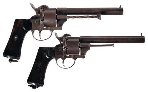 Collectors Lot Of Two Spanish Single Action Revolvers A Spanish