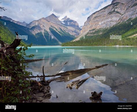 Kinney Lake Mount Robson Provincial Park Bc Canada Stock Photo Alamy