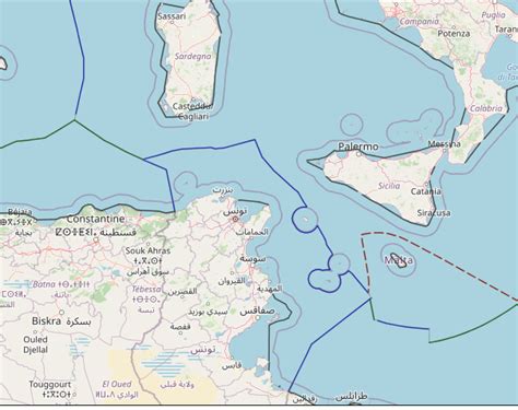 Tunisia Territorial Waters Map Archives Iilss International Institute