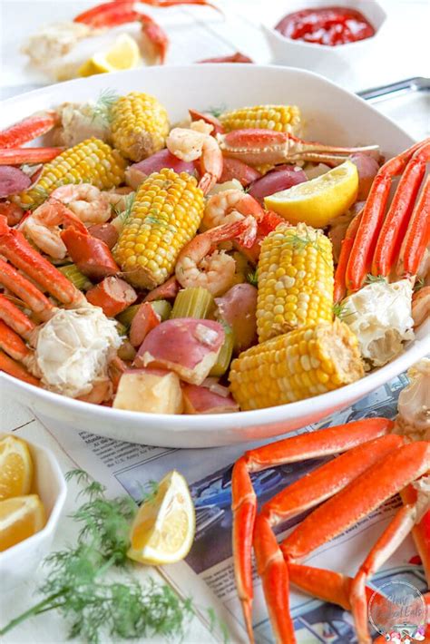 Crock Pot Seafood Boil With Shrimp And Crab Slow Cooked Eats
