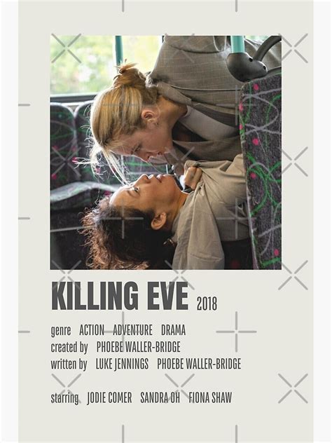 Killing Eve Tv Series Alternative Minimalist Polaroid Poster Poster