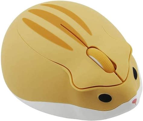 Wireless Mouse Cute Hamster Shaped Computer Mouse Uk