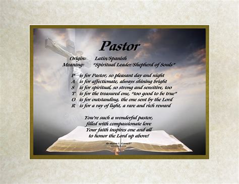 Free Printable Pastor Appreciation Poems Templates Online