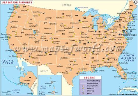 Us Wall Map Airport Map Usa Map Map