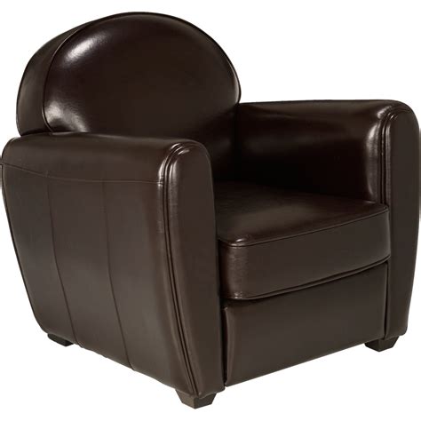 Accordez une attention particulière au type de cuir pour qu'il se coordonne bien avec votre mode de vie et votre. Fauteuil club en cuir marron - HABANA - fauteuils et poufs ...