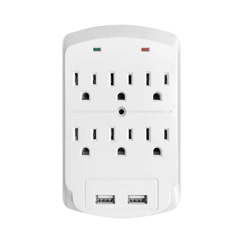 Mvmt Multi Outlet Wall Adapter With 2 Usb Ports