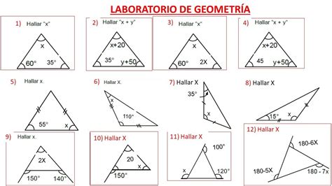 GeometrÍa Primaria Ejercicios Con TriÁngulos Youtube