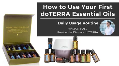 How To Use Your First Doterra Essential Oils Daily Usage Routine