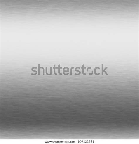 Brushed Silver Metal Background Chrome Texture Stock Illustration