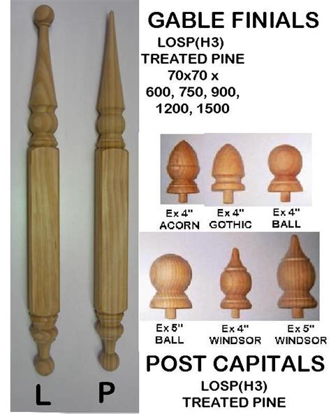 Finials Roof Finials Gable Decoration Wooden Arch Building Arch