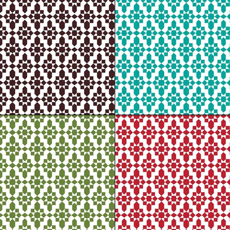 Seamless Moroccan Geometric Patterns 518186 Vector Art At Vecteezy