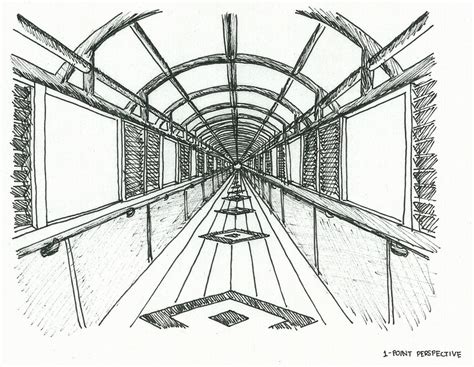 Design And Visualization Sj18 Perspective Drawings One Point