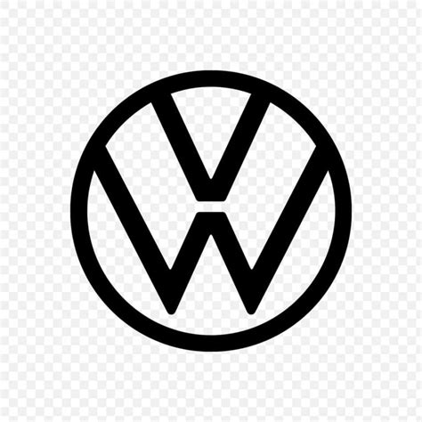 Volkswagen Black Logo Png Image Free Download From